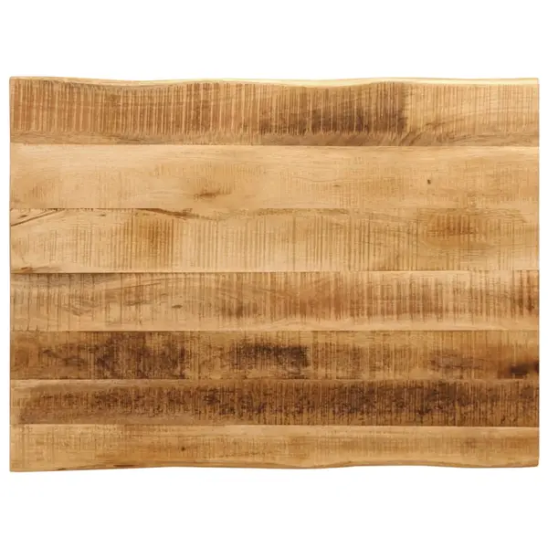 Gossi blat de masa contur natural 80x60x2,5 cm lemn masiv mango brut