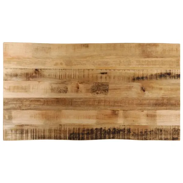 Gossi blat de masa contur organic 100x60x2,5 cm lemn masiv mango brut