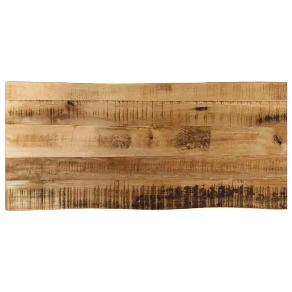 Gossi blat de masa contur organic 90x40x2,5 cm lemn masiv mango brut