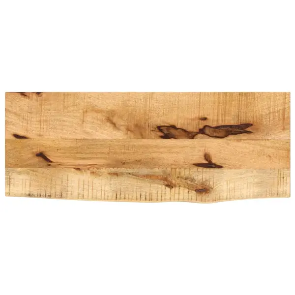 Gossi blat de masa margine naturala, 70x20x3,8 cm, lemn masiv mango