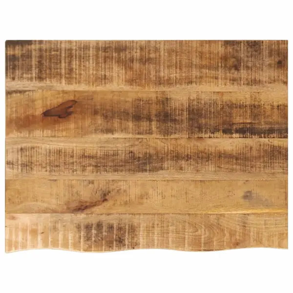 Gossi blat de masa margine naturala, 70x60x2,5 cm, lemn masiv mango