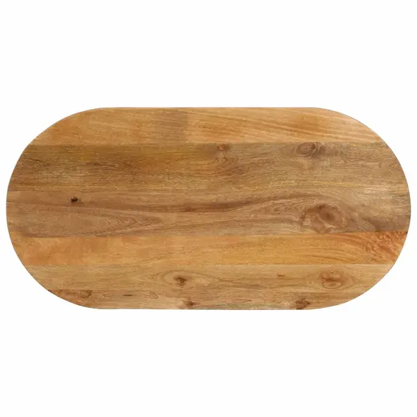 Gossi blat de masa oval, 100x40x3,8 cm, lemn masiv de mango