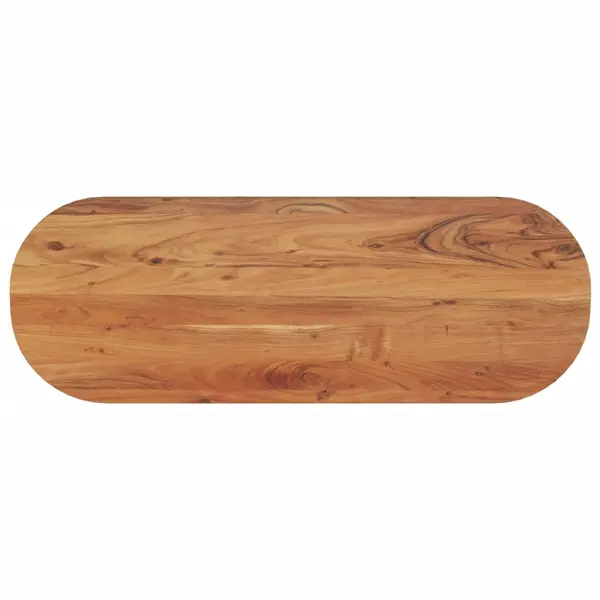 Gossi blat de masa oval, 110x40x2,5 cm, lemn masiv de acacia