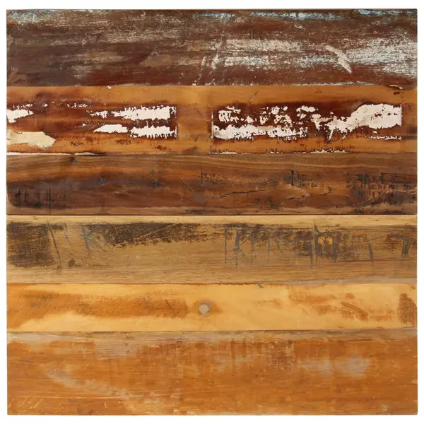 Gossi blat de masa patrat, 70 x 70 cm, lemn masiv reciclat, 15-16 mm