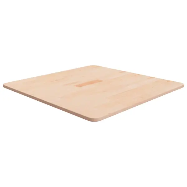 Gossi blat de masa patrat,70x70x1,5cm, lemn masiv stejar netratat