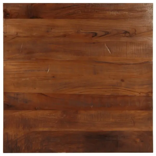 Gossi blat de masa patrat, 80x80x2,5 cm, lemn masiv reciclat