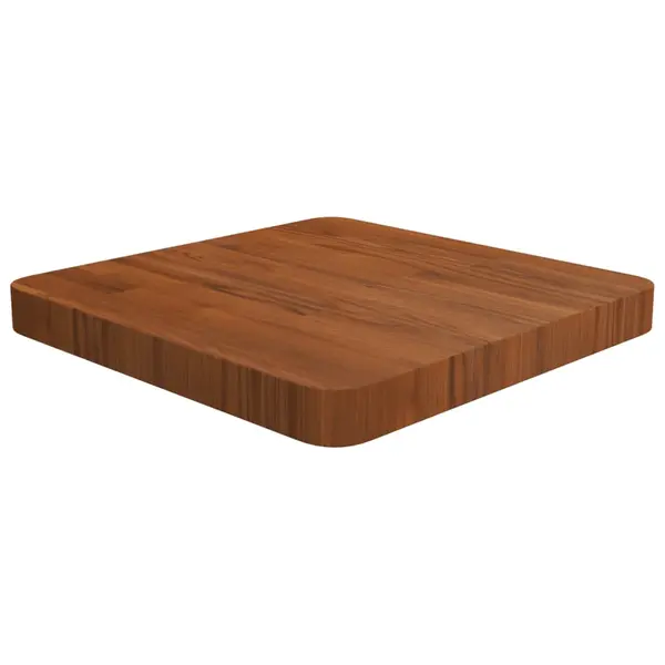 Gossi blat de masa patrat maro inchis 40x40x4 cm lemn stejar tratat