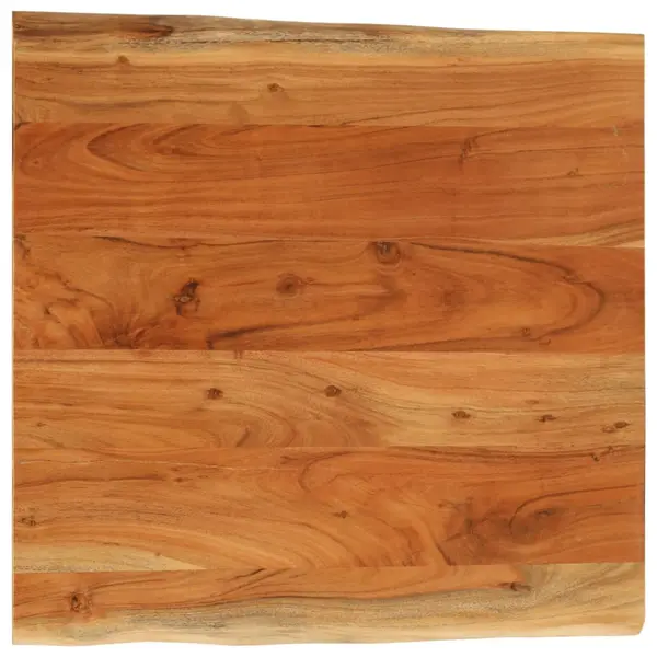 Gossi blat de masa patrata 40x40x3,8 cm lemn masiv acacia margine vie