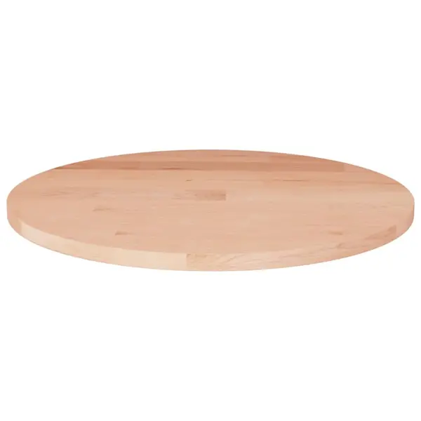 Gossi blat de masa rotund, Ø30x1,5 cm, lemn masiv stejar netratat