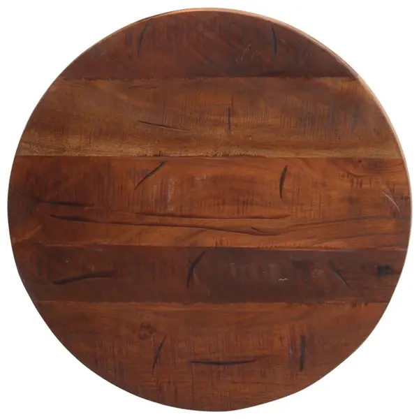 Gossi blat de masa rotund, Ø 50x2,5 cm, lemn masiv reciclat
