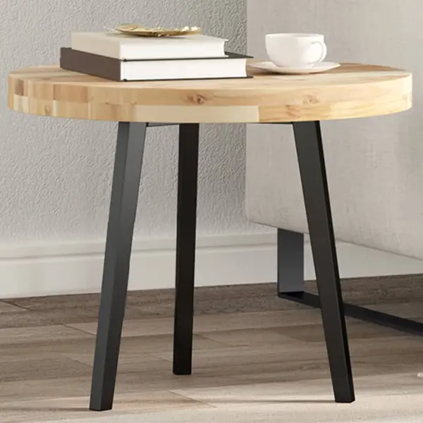 Gossi blat de masa rotund, Ø50x4 cm, lemn masiv de acacia
