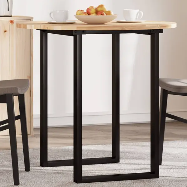 Gossi blat de masa rotund, Ø80x2 cm, lemn masiv de acacia