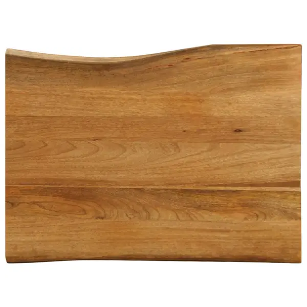 Gossi blat masa cu margini, 70x60x3,8 cm, lemn masiv mango