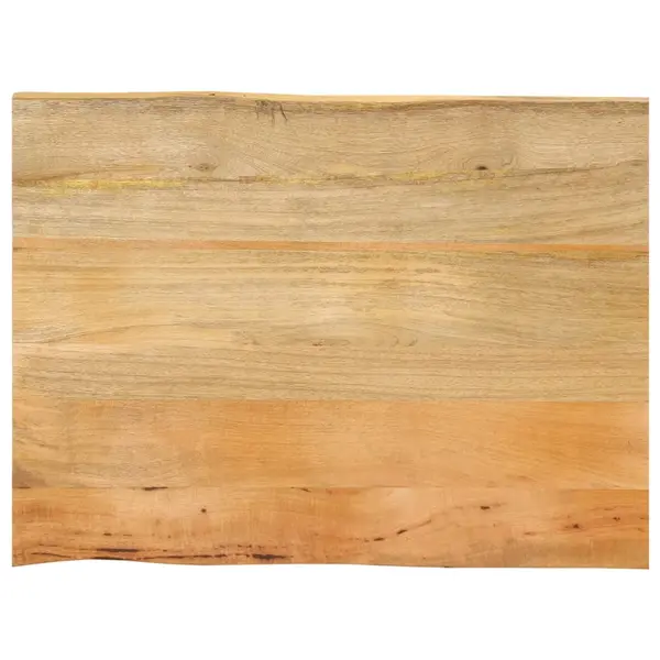 Gossi blat masa cu margini, 80x60x3,8 cm, lemn masiv mango