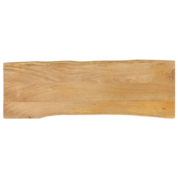 Gossi blat masa cu margini naturale, 110x40x2,5 cm, lemn masiv mango