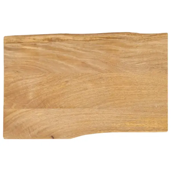 Gossi blat masa cu margini naturale, 50x40x2,5 cm, lemn masiv mango