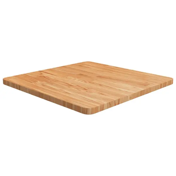 Gossi blat masa patrat maro deschis 60x60x2,5 cm lemn stejar tratat
