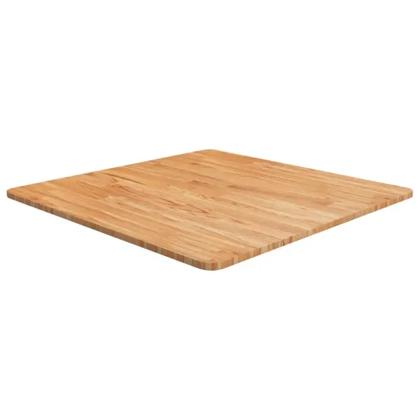 Gossi blat masa patrat maro deschis 70x70x1,5cm lemn stejar tratat