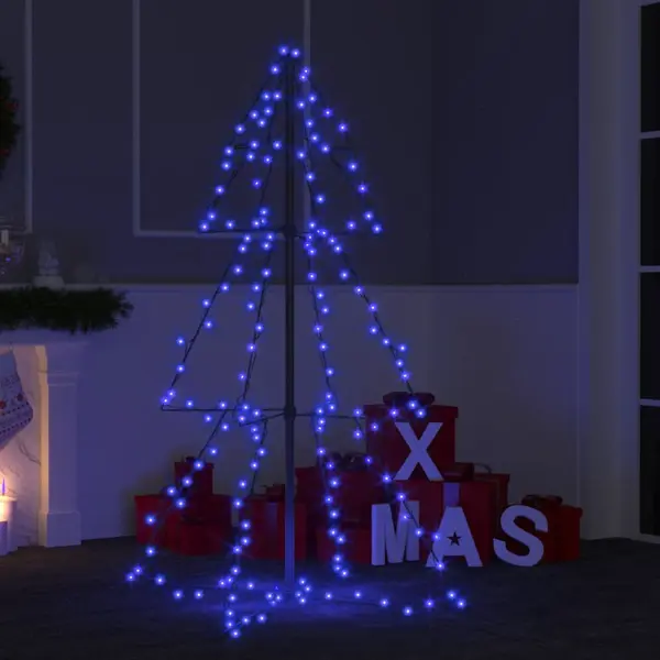 Gossi brad craciun conic, 78x120 cm, 160 led-uri, interior & exterior