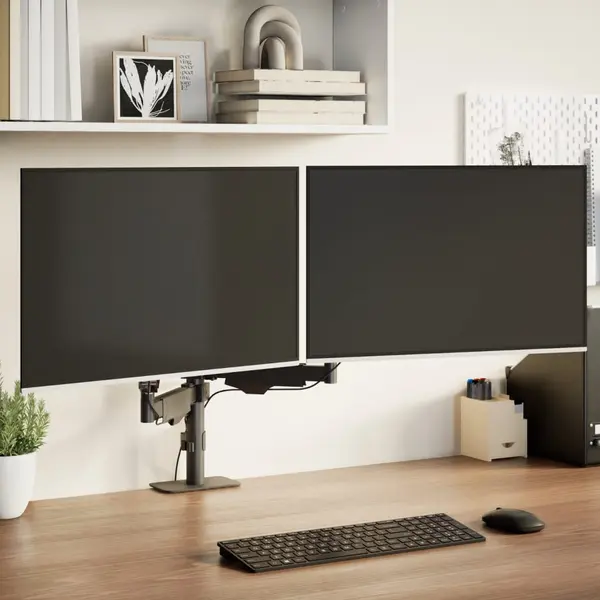Gossi brat monitor dublu pentru ecran max. 27 inch vesa 75/100mm 20kg