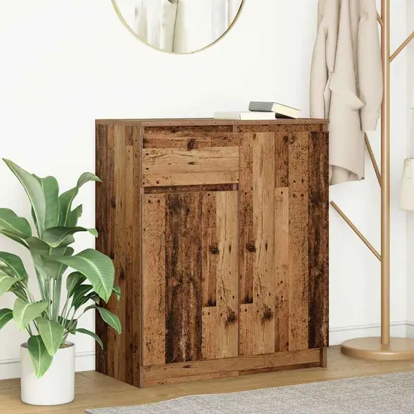 Gossi bufeta cu sertar lemn vechi 71x35x84 cm lemn prelucrat