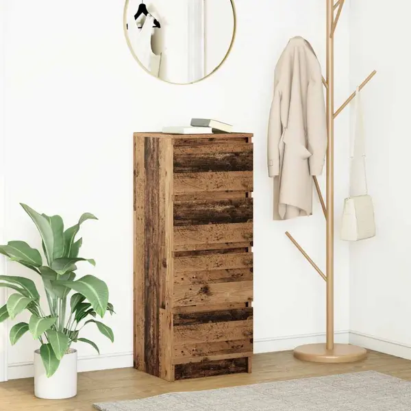 Gossi bufeta lemn vechi 37,5x35x99 cm lemn prelucrat