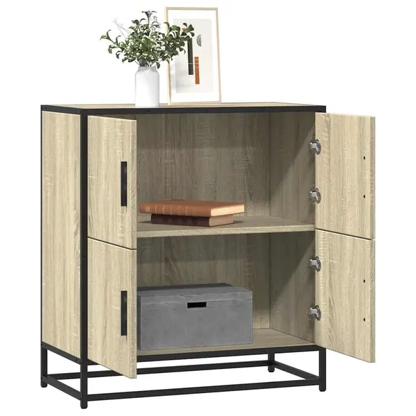 Gossi bufeta stejar sonoma 68x35x76 cm lemn prelucrat