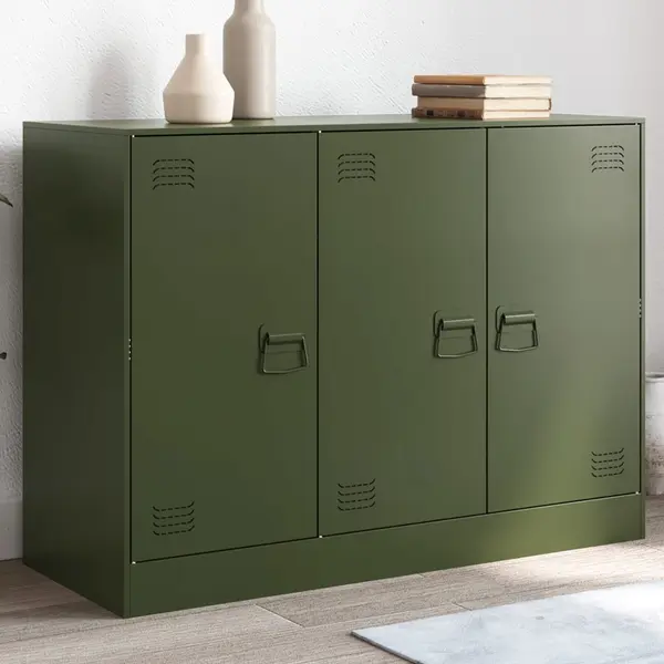 Gossi bufeta verde maslina 99x39x73 cm otel