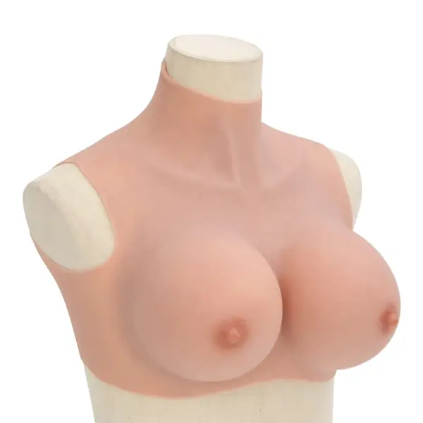 Gossi bust cu sani din silicon cupa h, culoare naturala