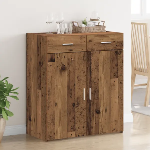 Gossi cabinet de stocare din lemn vechi 80x42.5x93.5 cm lemn prelucrat