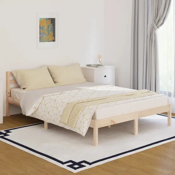 Gossi cadru de pat, 140x200 cm, lemn masiv de pin