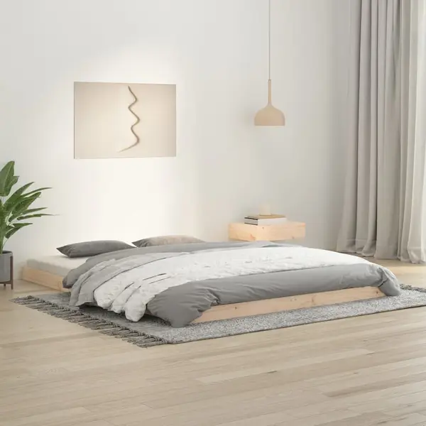 Gossi cadru de pat, 150x200 cm king size, lemn masiv de pin