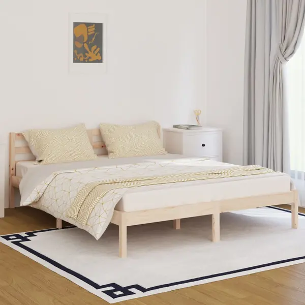 Gossi cadru de pat, 160x200 cm, lemn masiv de pin