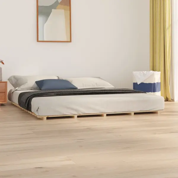 Gossi cadru de pat, 180x200 cm, lemn masiv de pin