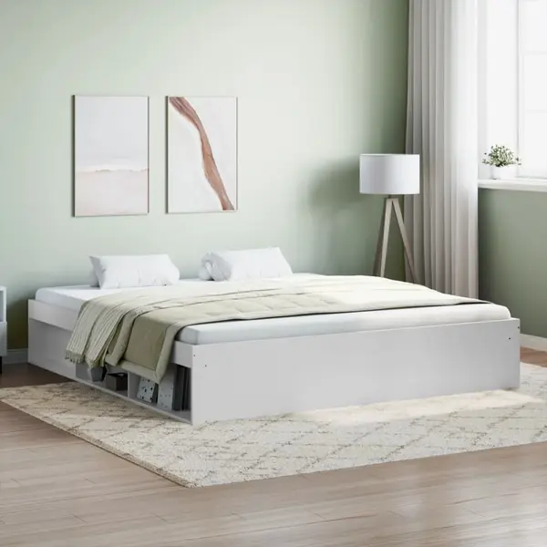 Gossi cadru de pat, alb, 180x200 cm, super king size