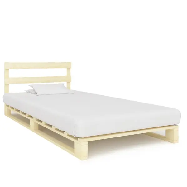 Gossi cadru de pat din paleti, 90 x 200 cm, lemn masiv de pin
