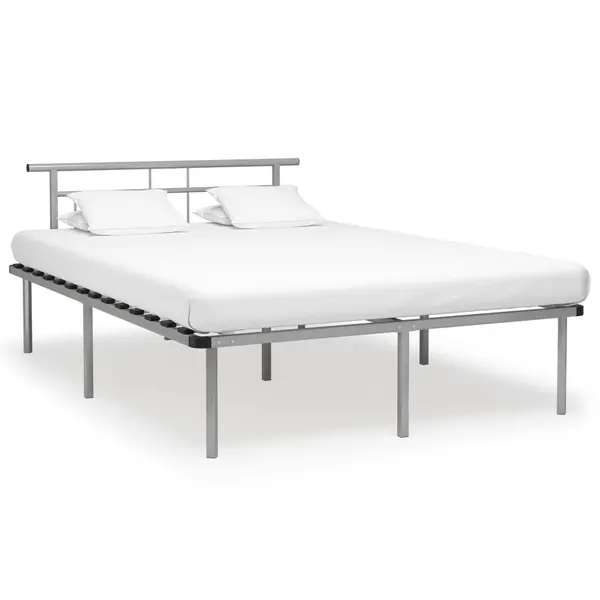 Gossi cadru de pat, gri, 140 x 200 cm, metal