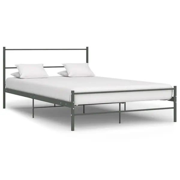 Gossi cadru de pat, gri, 160 x 200 cm, metal