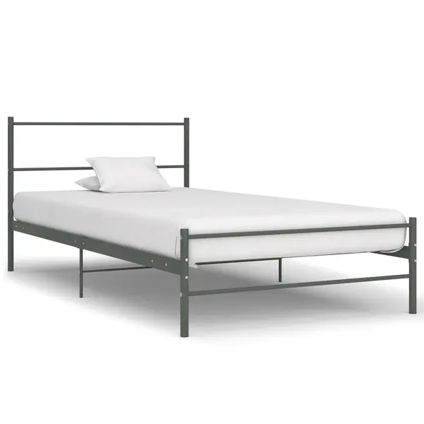 Gossi cadru de pat, gri, 90 x 200 cm, metal