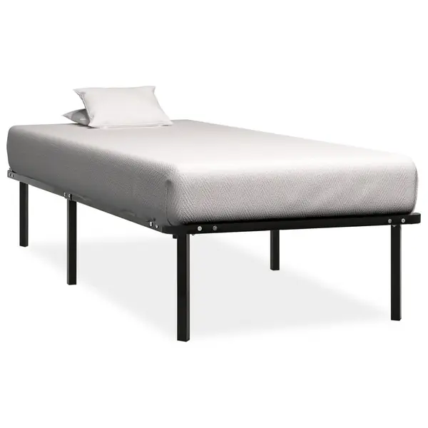 Gossi cadru de pat, negru, 100 x 200 cm, metal