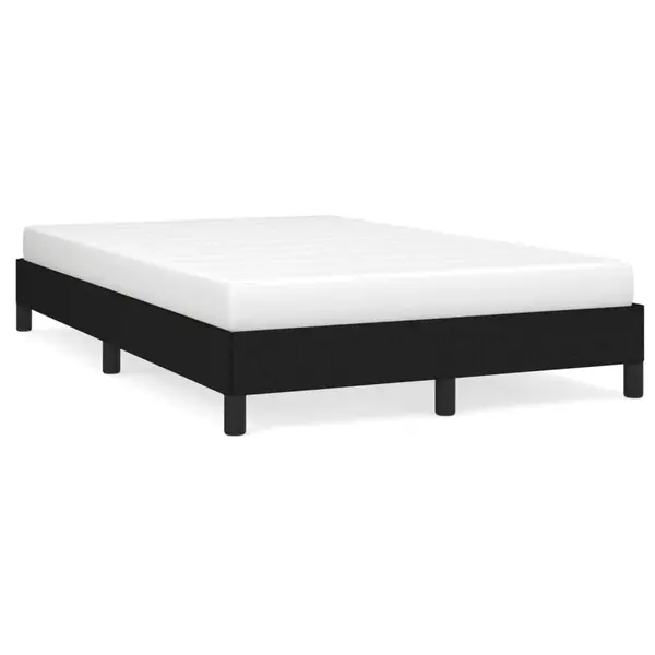 Gossi cadru de pat, negru, 120x190 cm, material textil