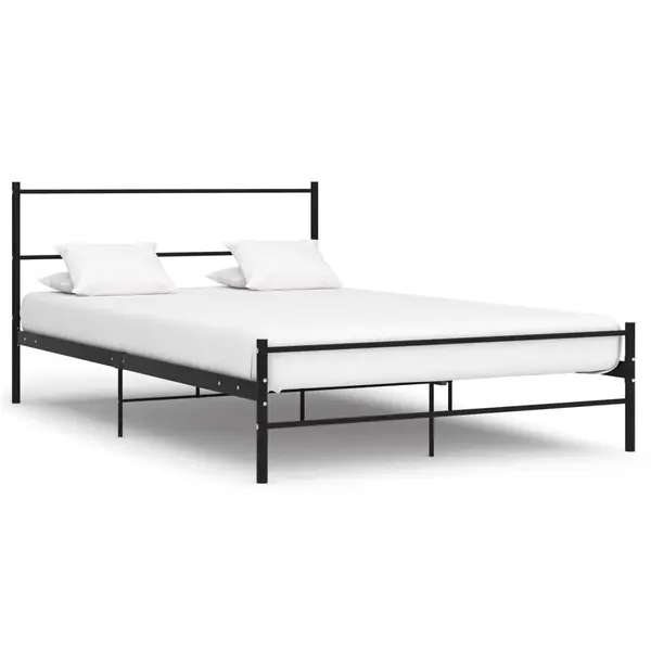 Gossi cadru de pat, negru, 140 x 200 cm, metal
