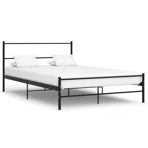 Gossi cadru de pat, negru, 160 x 200 cm, metal