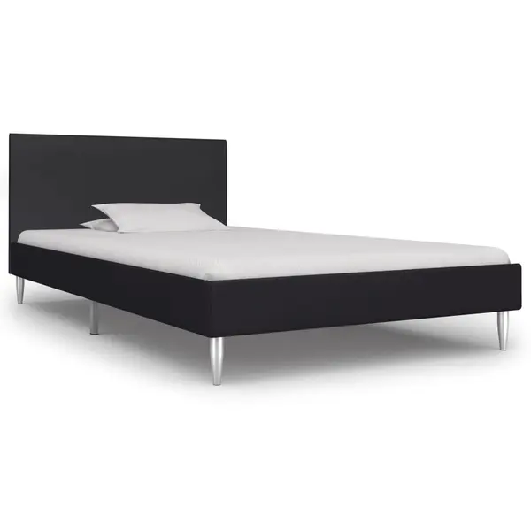 Gossi cadru de pat, negru, 90 x 200 cm, material textil