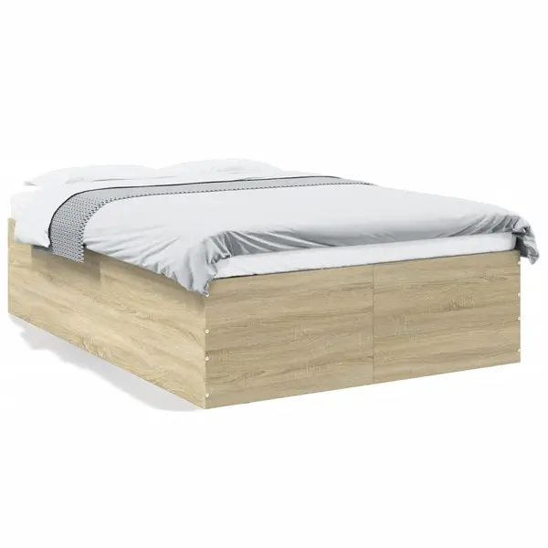Gossi cadru de pat, stejar sonoma, 120x200 cm, lemn prelucrat