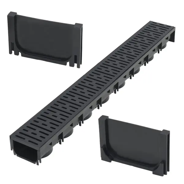 Gossi canal de drenaj, 1 m, plastic