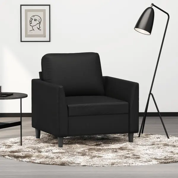 Gossi canapea de o persoana, 60 cm, piele ecologica