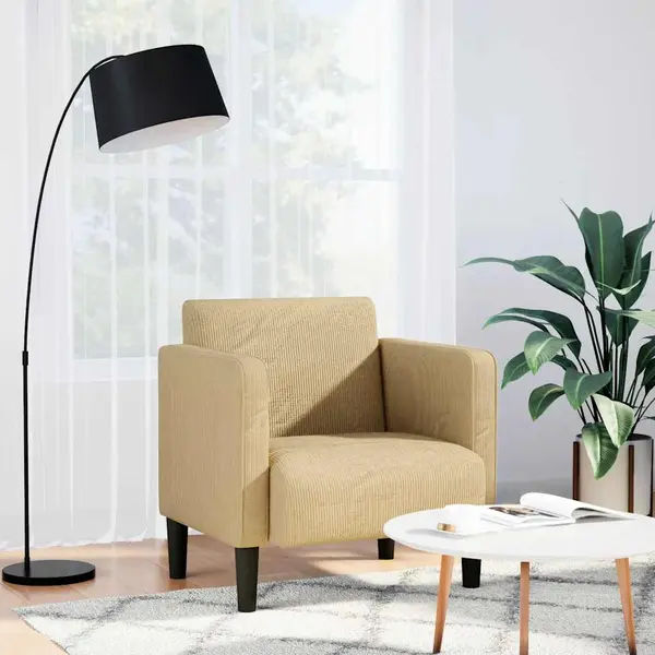 Gossi canapea scaun cu cotiere verde deschis gri 54 cm tesatura velur