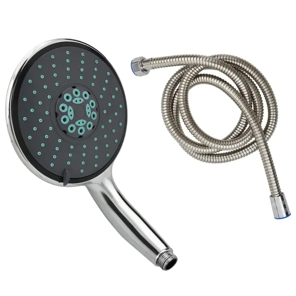 Gossi cap dus de mana multifunctional cu furtun de 1,5 m, crom