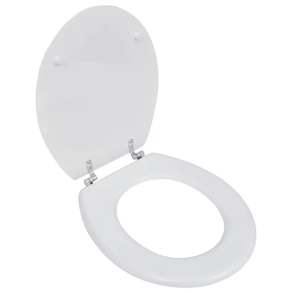 Gossi capac wc, alb, mdf, model simplu